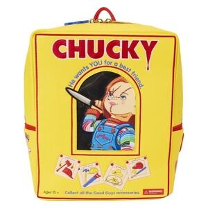 Loungefly Universal Child's Play Chucky Box Mini Backpack‎